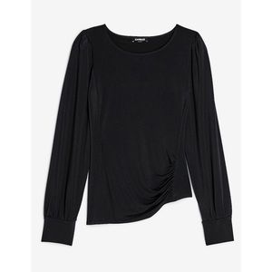 NWT Express Asymmetrical Ruched Side Top